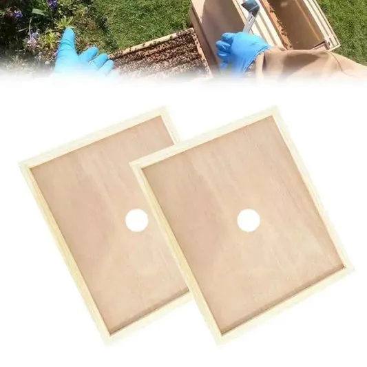 Wooden beehive inner covers