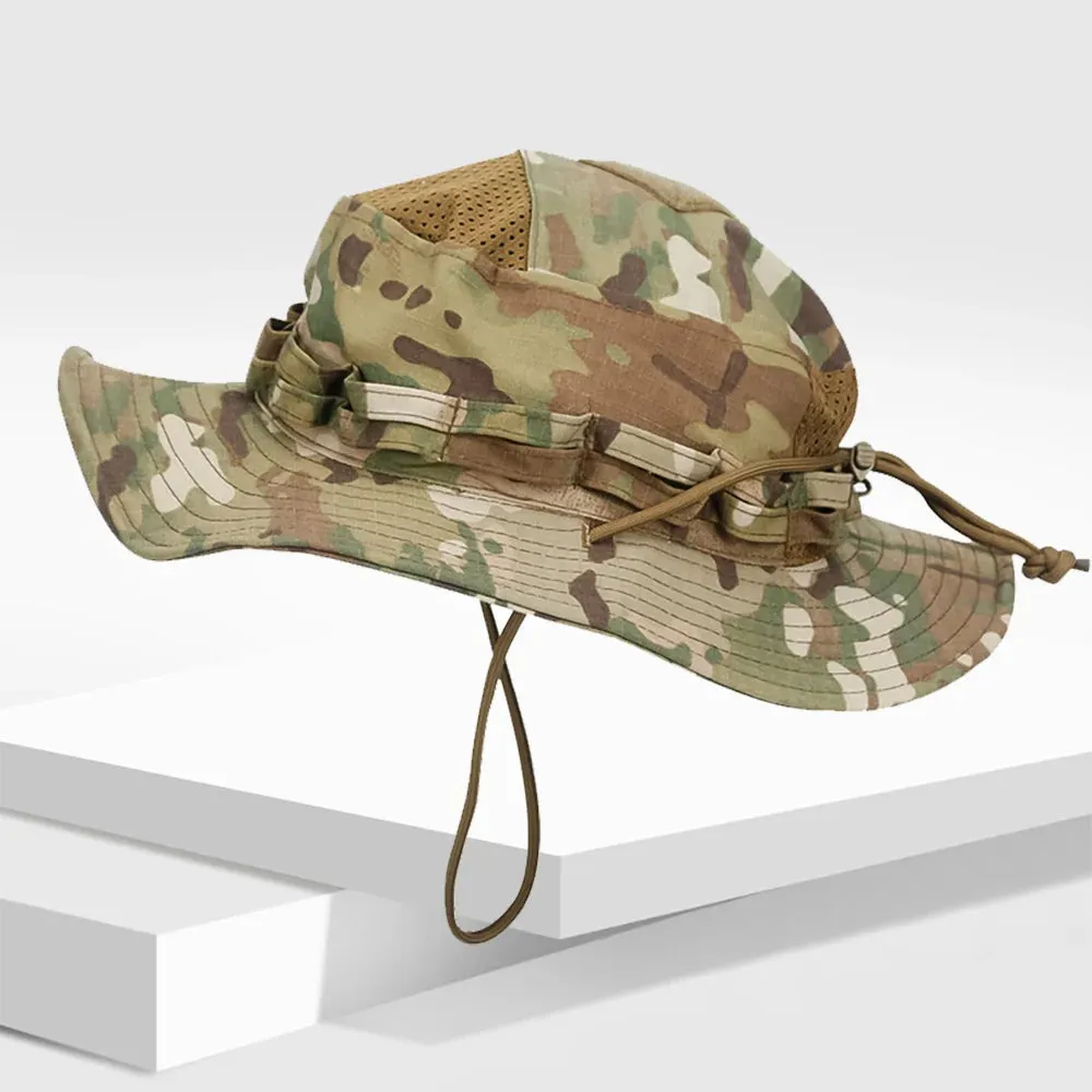 Camouflage boonie hat